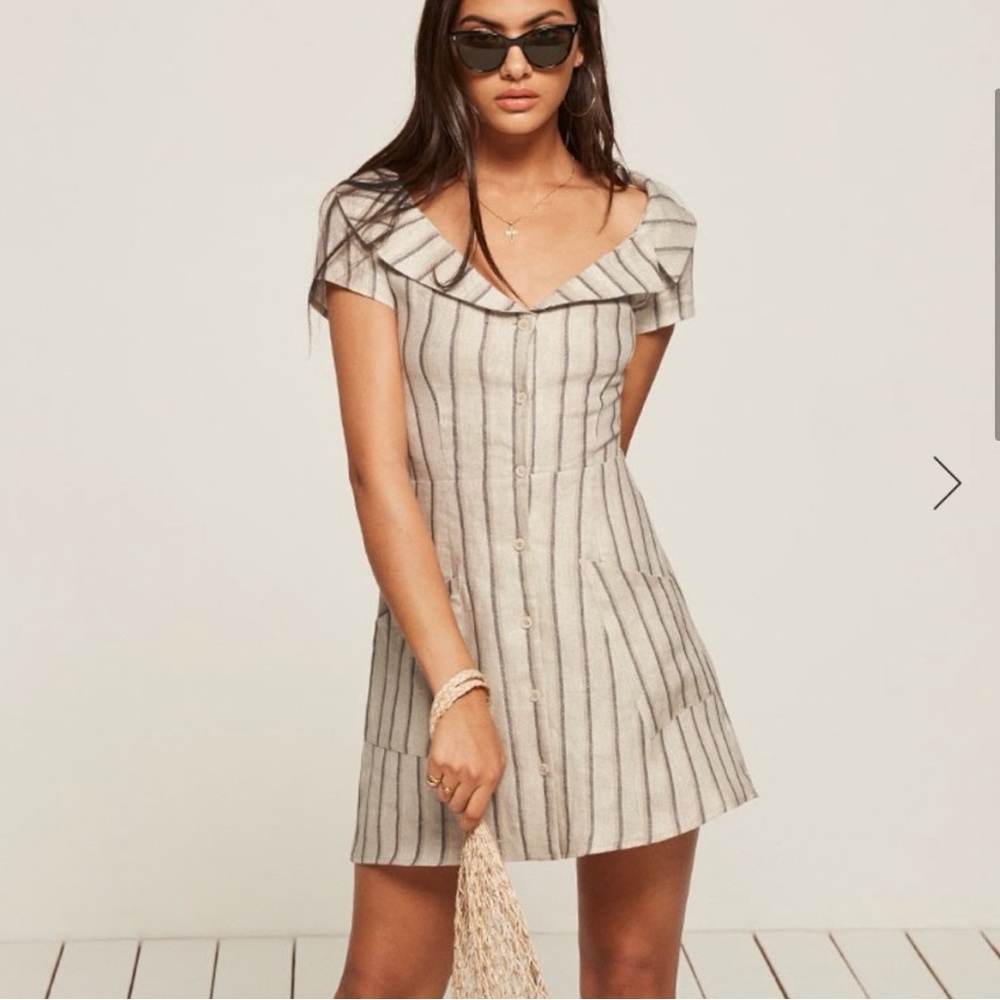 Reformation Ford Linen Dress